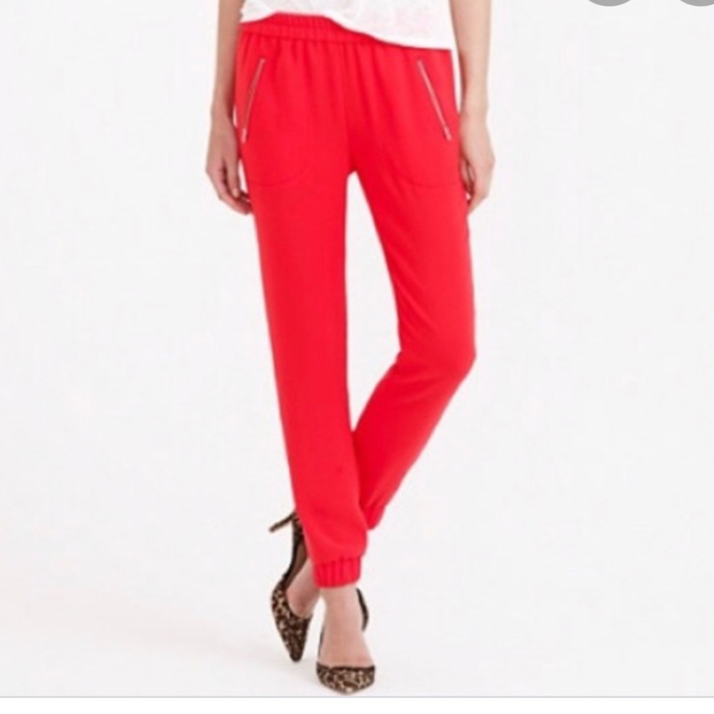 J. Crew Red “Turner” Pant